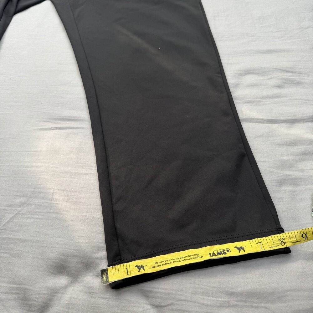 NWT Halara Flex DayStretch High Waist Work Tapered Pants LARGE Black Pull On - Picture 5 of 9